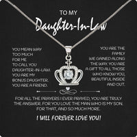 Thumbnail for Daughter-In-Law Necklace: Whispers of Love, Spoken From the Heart