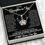 Daughter-In-Law Necklace: Whispers of Love, Spoken From the Heart