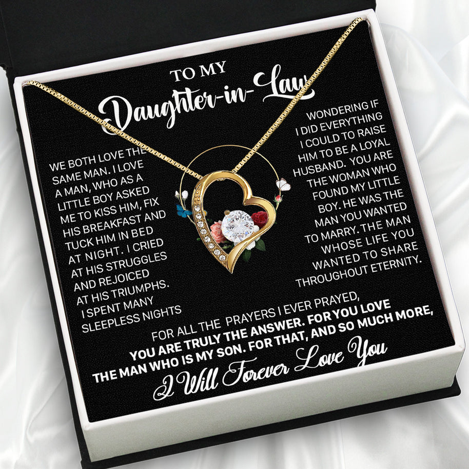 Daughter-In-Law Necklace: Whispers of Love, Spoken From the Heart