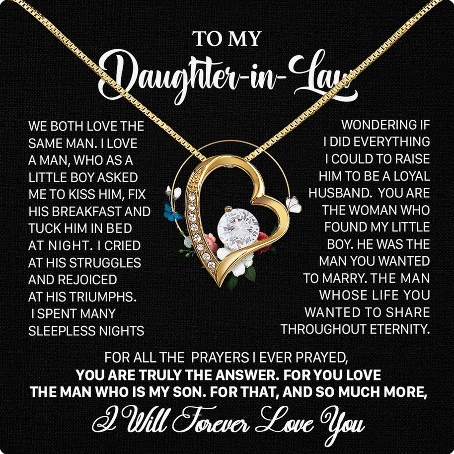 Daughter-In-Law Necklace: Whispers of Love, Spoken From the Heart