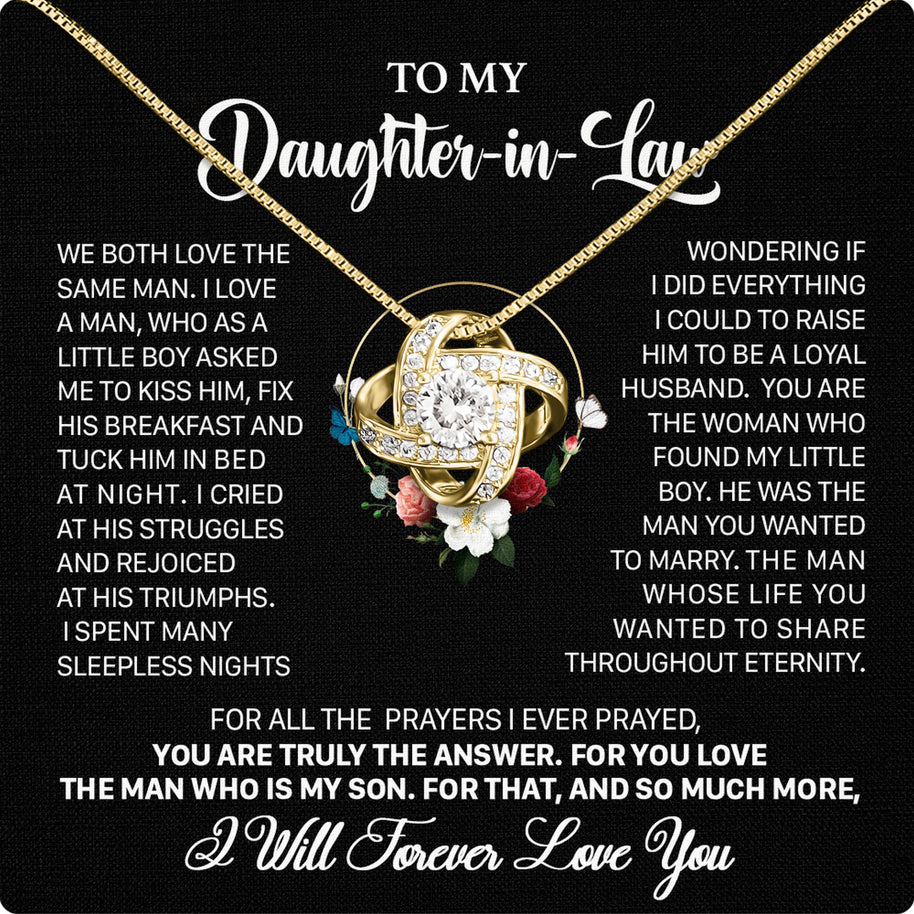 Daughter-In-Law Necklace: Whispers of Love, Spoken From the Heart