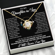 Daughter-In-Law Necklace: Whispers of Love, Spoken From the Heart