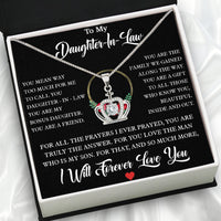 Thumbnail for Daughter-In-Law Necklace: Whispers of Love, Spoken From the Heart