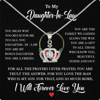 Thumbnail for Daughter-In-Law Necklace: Whispers of Love, Spoken From the Heart