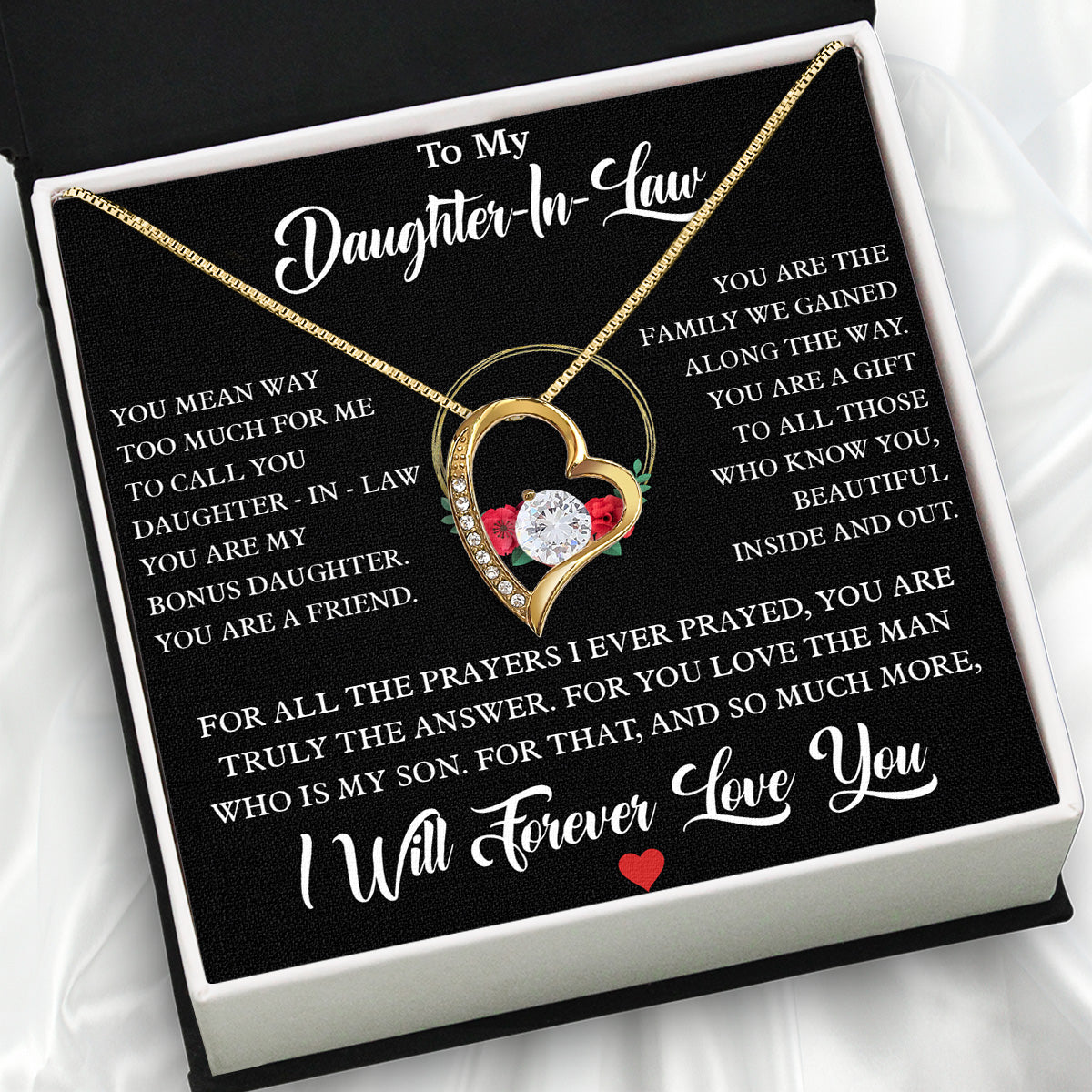 Daughter-In-Law Necklace: Whispers of Love, Spoken From the Heart