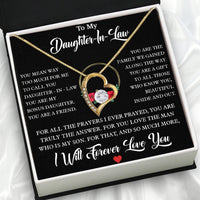 Thumbnail for Daughter-In-Law Necklace: Whispers of Love, Spoken From the Heart