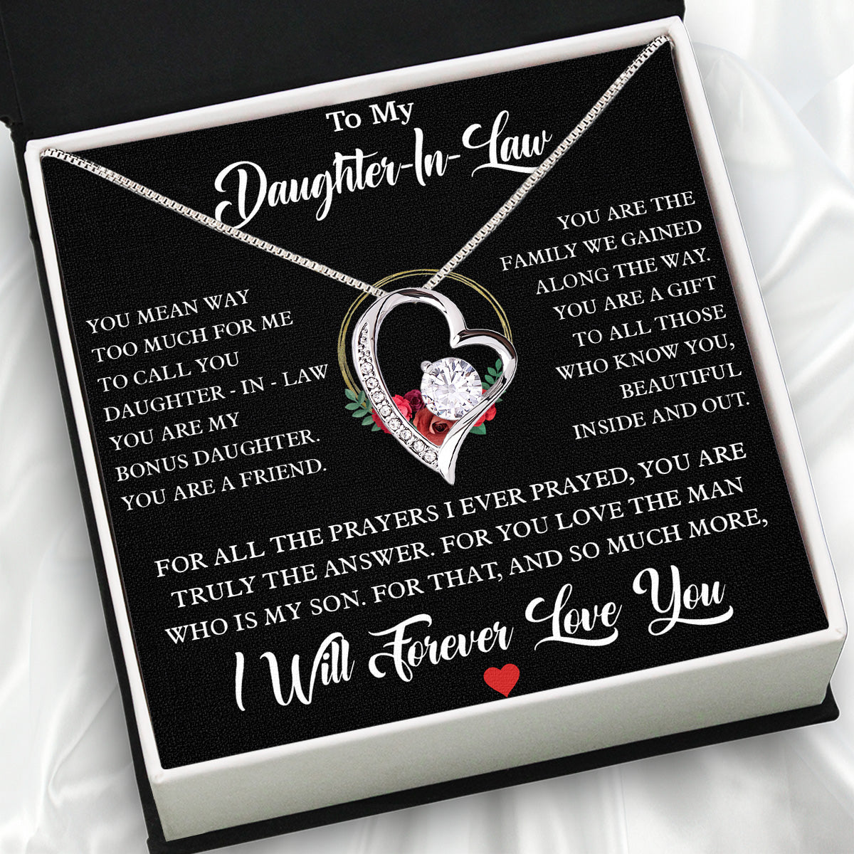 Daughter-In-Law Necklace: Whispers of Love, Spoken From the Heart