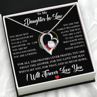 Thumbnail for Daughter-In-Law Necklace: Whispers of Love, Spoken From the Heart