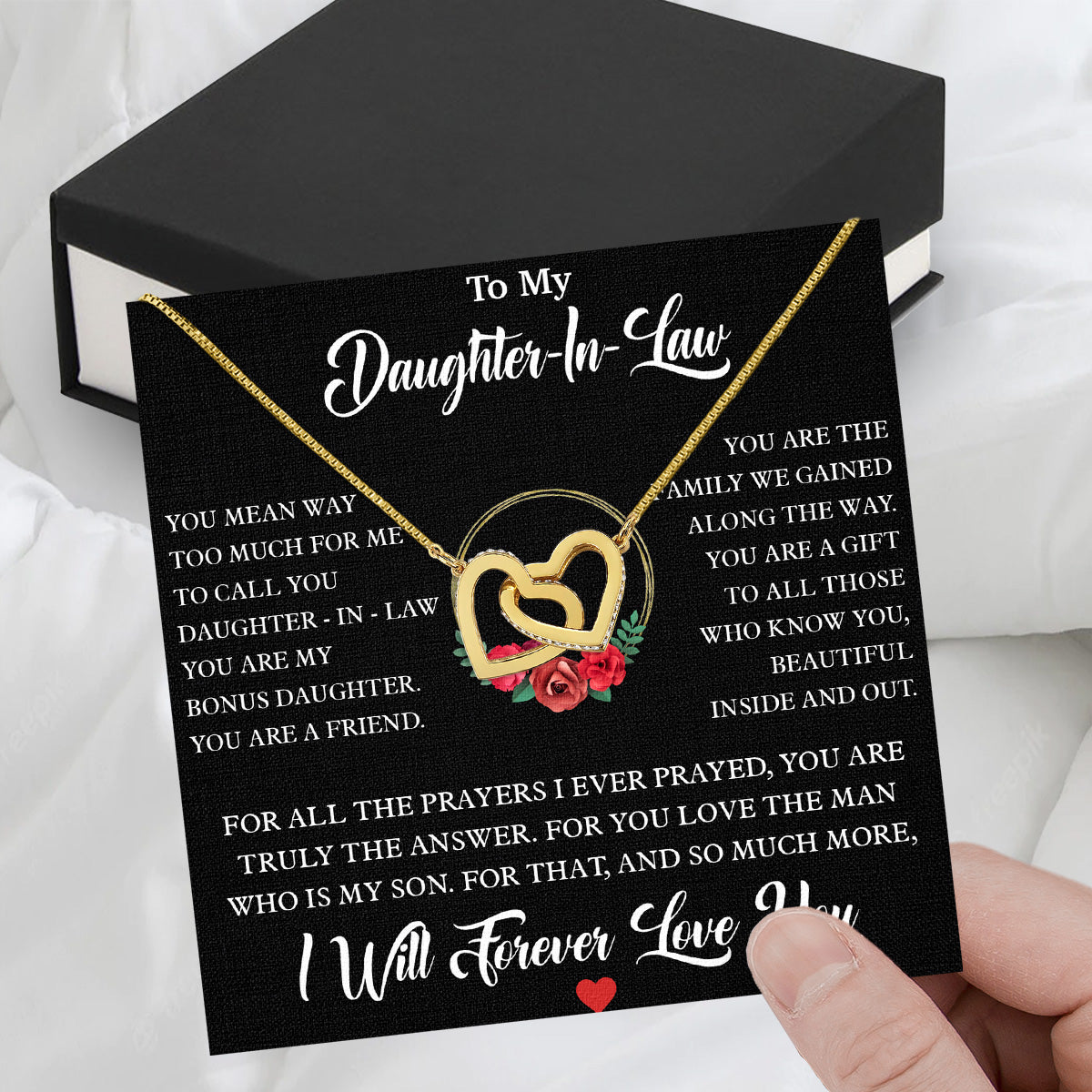 Daughter-In-Law Necklace: Whispers of Love, Spoken From the Heart