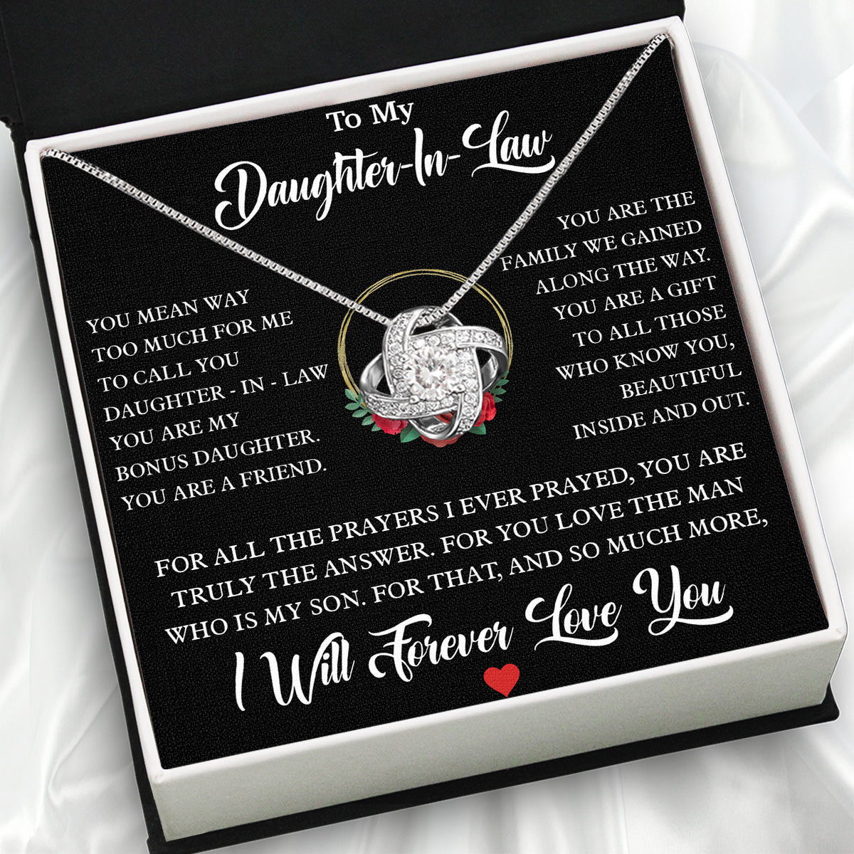 Daughter-In-Law Necklace: Whispers of Love, Spoken From the Heart