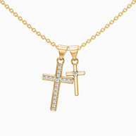 To My Daughter Cross Necklace With Heartfelt Message - Unique Jewelry For Daughter - Always in Mine