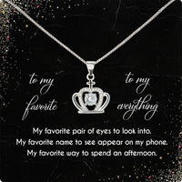 Thumbnail for Wife Necklace: Because She Holds Your Heart