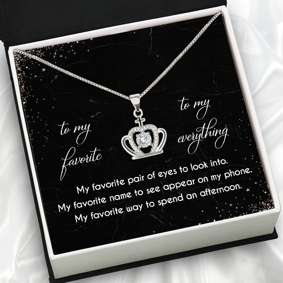 Wife Necklace: Because She Holds Your Heart