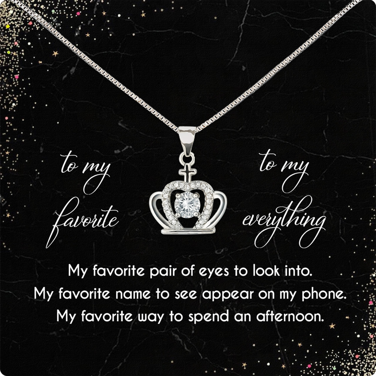 Wife Necklace: Because She Holds Your Heart