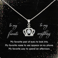 Wife Necklace: Because She Holds Your Heart