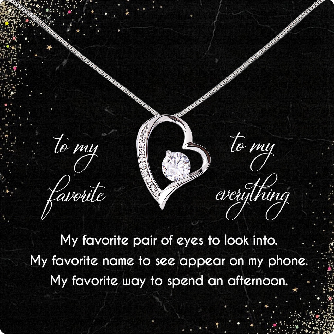 Wife Necklace: Because She Holds Your Heart