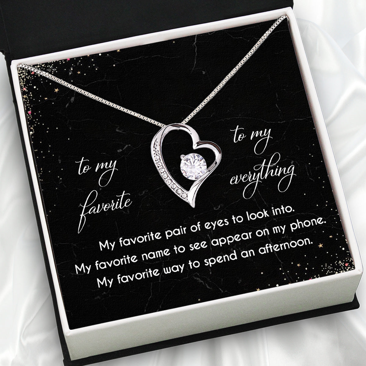 Wife Necklace: Because She Holds Your Heart