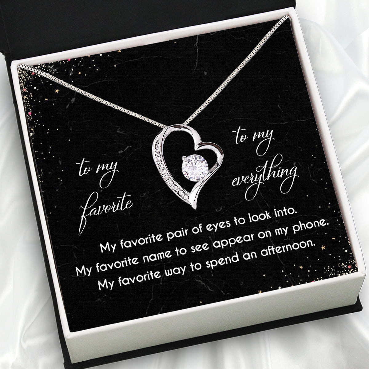 Wife Necklace: Because She Holds Your Heart