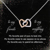 Thumbnail for Wife Necklace: Because She Holds Your Heart