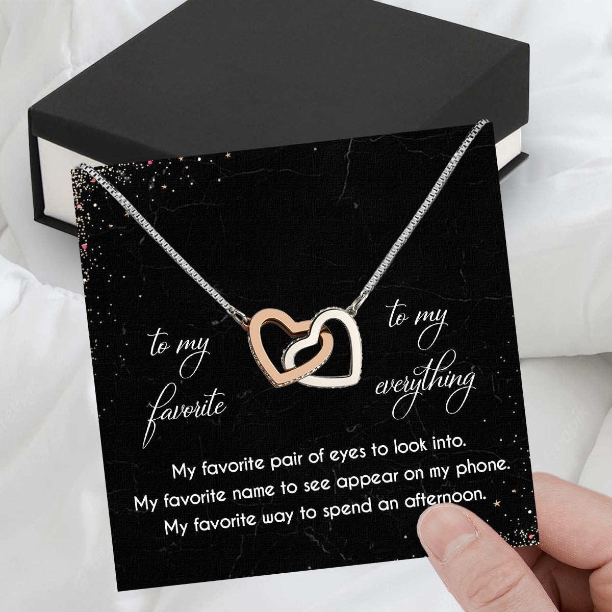 Wife Necklace: Because She Holds Your Heart