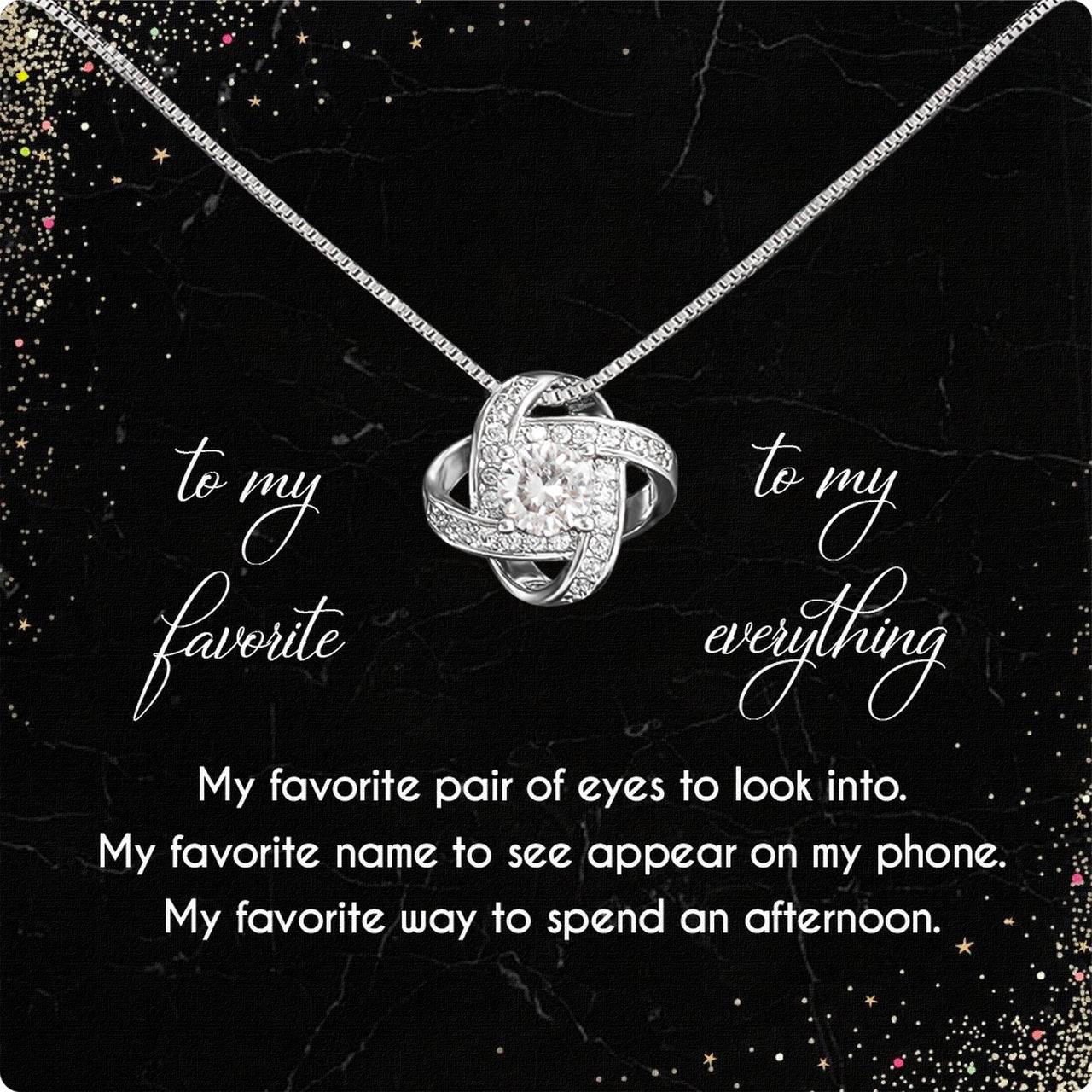 Wife Necklace: Because She Holds Your Heart