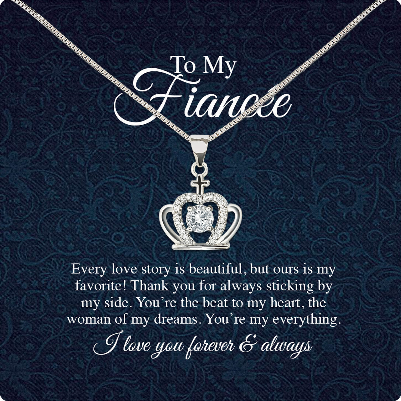 Necklace Gift For Fiancee