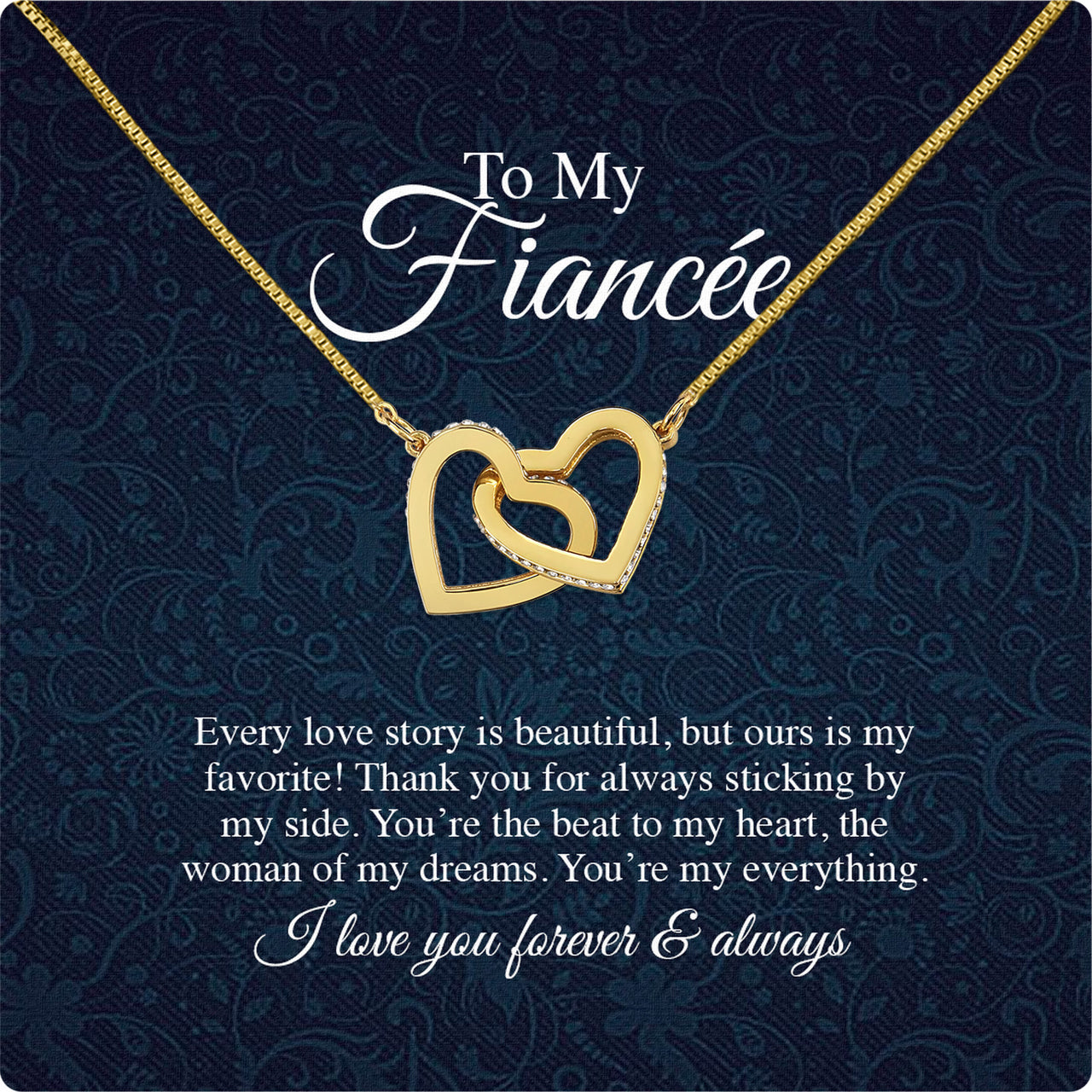 Necklace Gift For Fiancee