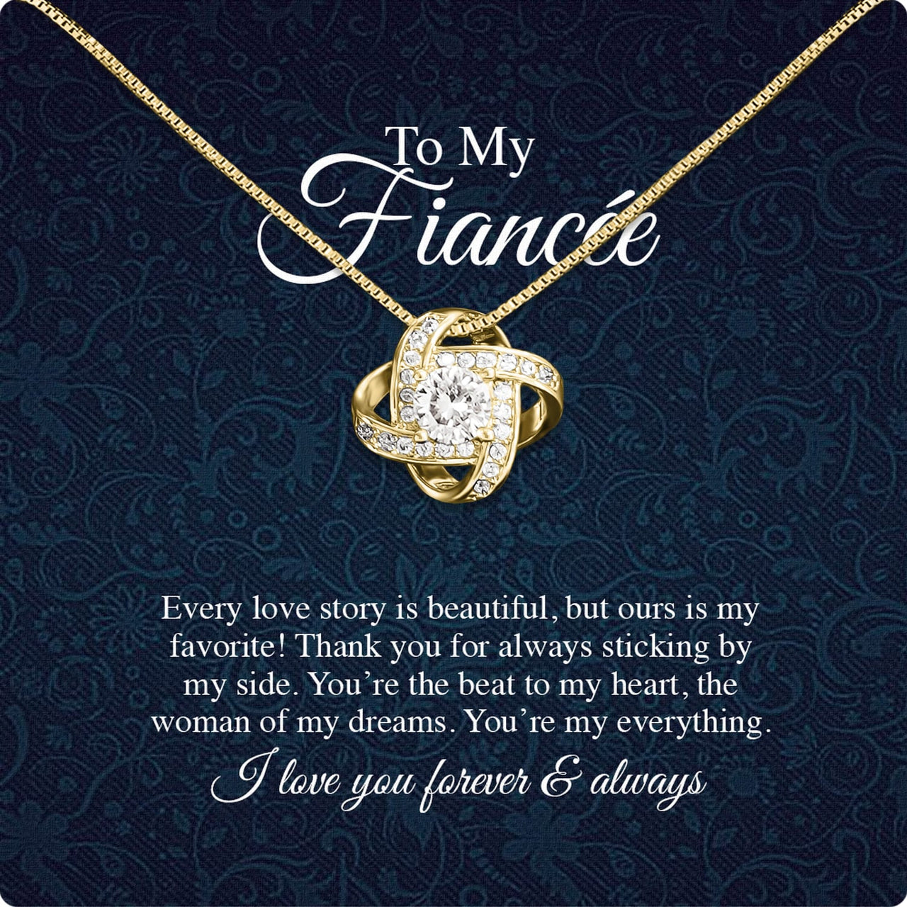 Necklace Gift For Fiancee