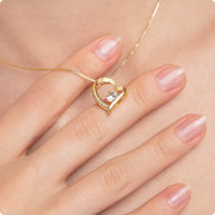 To My Granddaughter Necklace With Message Card - Achieve Anything You Desire