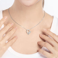 To My Granddaughter Necklace With Message Card - Achieve Anything You Desire