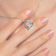 To My Bonus Daughter Necklace With Message Card - Family Isn't Always Blood