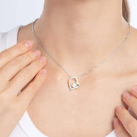 To My Bonus Daughter Necklace  With Heartfelt Message - Unique Jewelry For Bonus Daughter - We Are Family