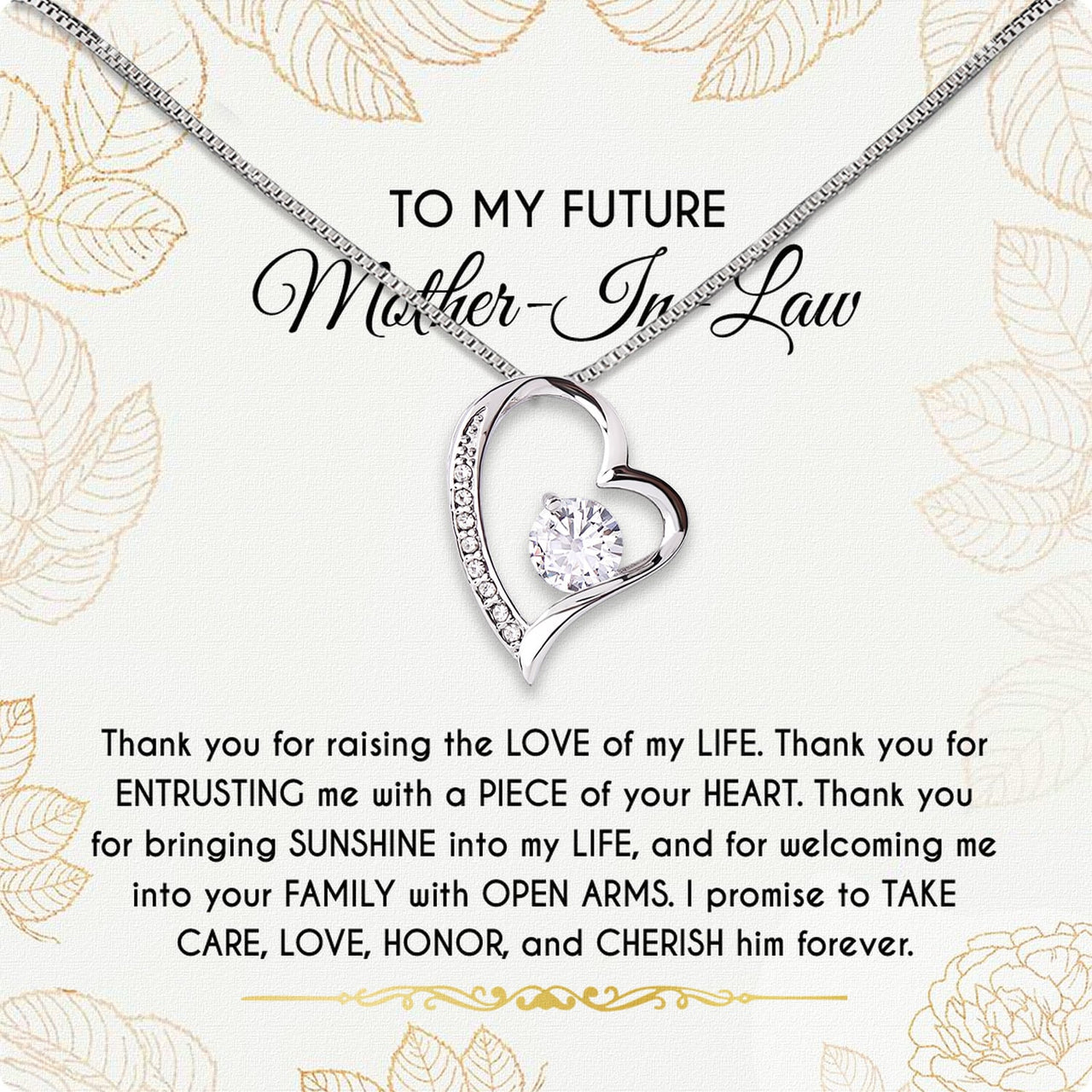 Necklace Gift For Future Mother In Law