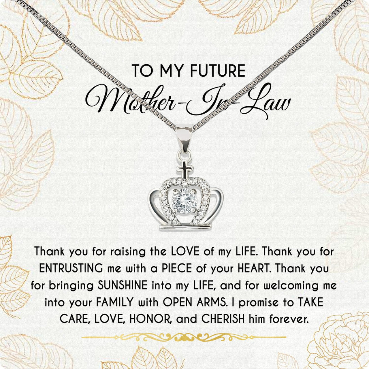 Necklace Gift For Future Mother In Law