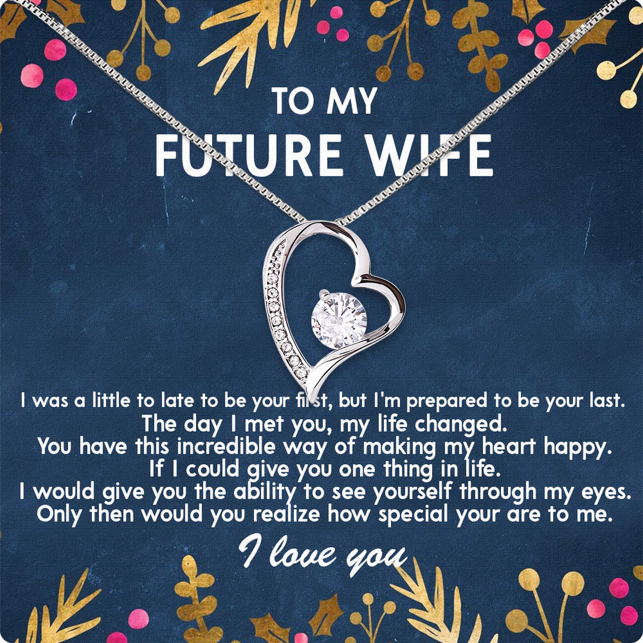 Future Wife Necklace: To My Forever Love, A Timeless Reminder