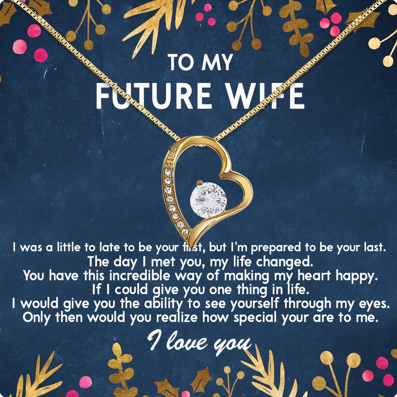 Future Wife Necklace: To My Forever Love, A Timeless Reminder