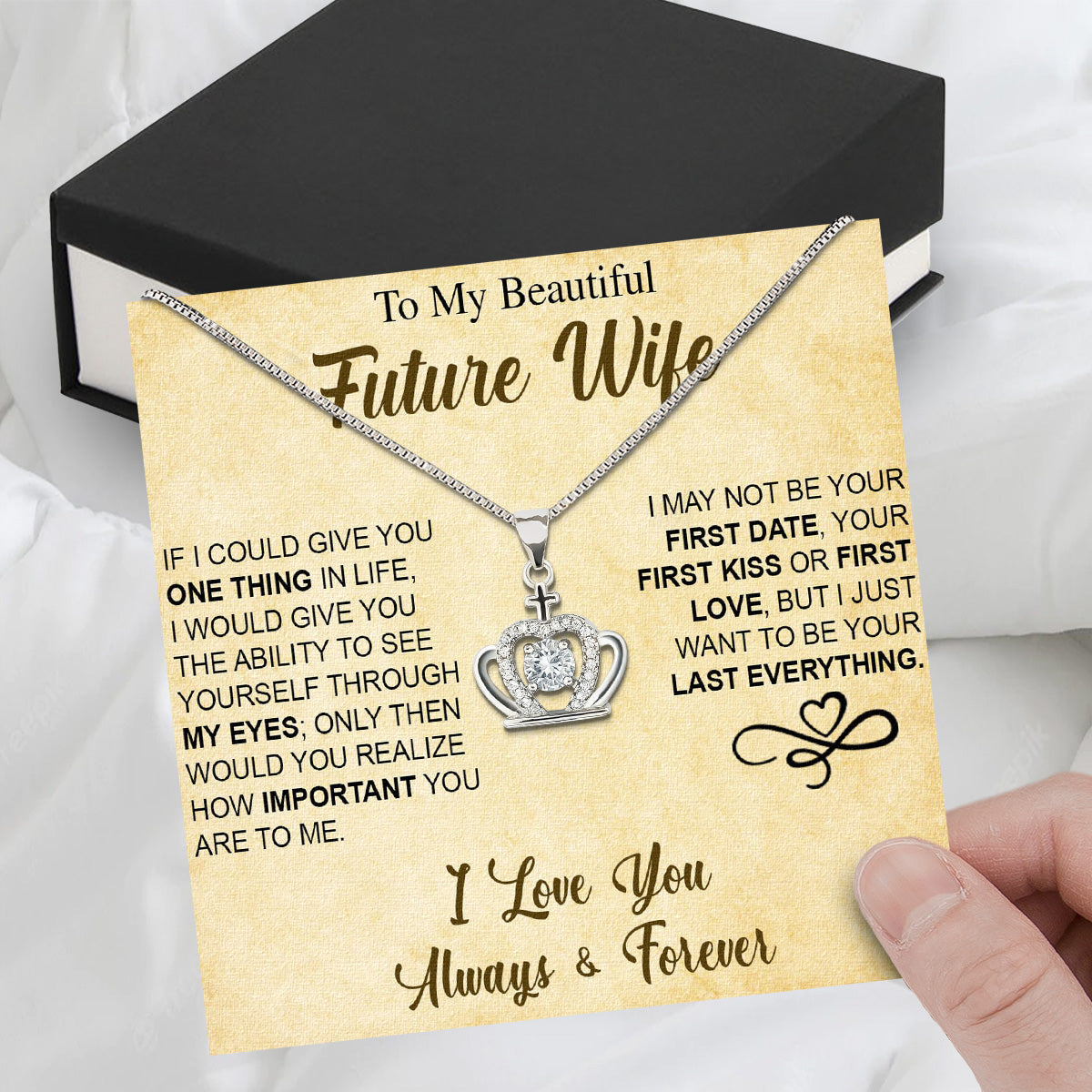 Future Wife Necklace: To My Forever Love, A Timeless Reminder