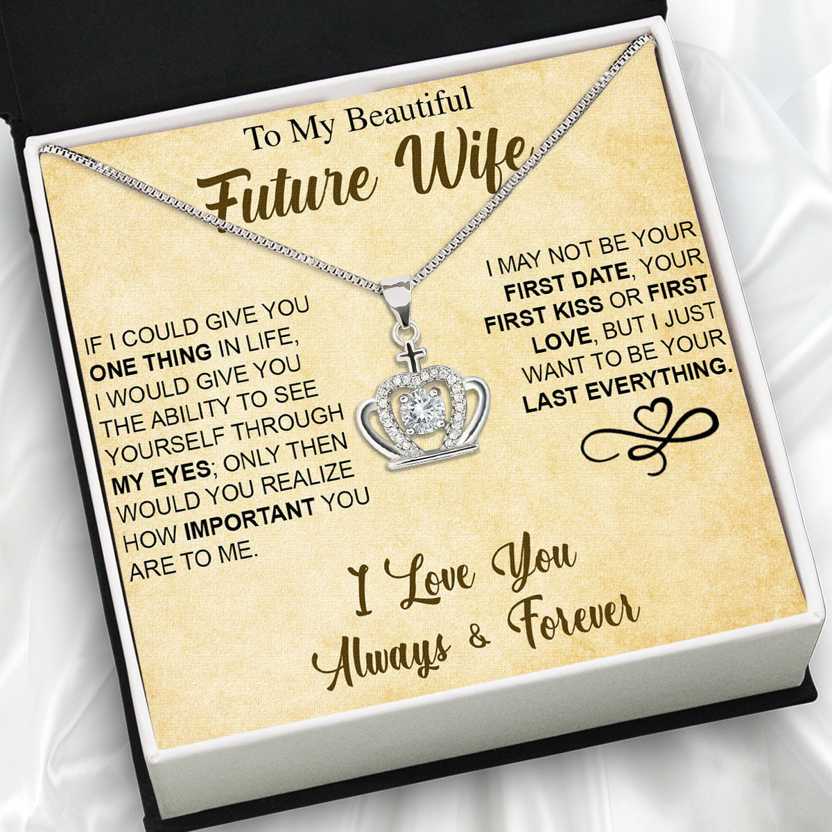 Future Wife Necklace: To My Forever Love, A Timeless Reminder