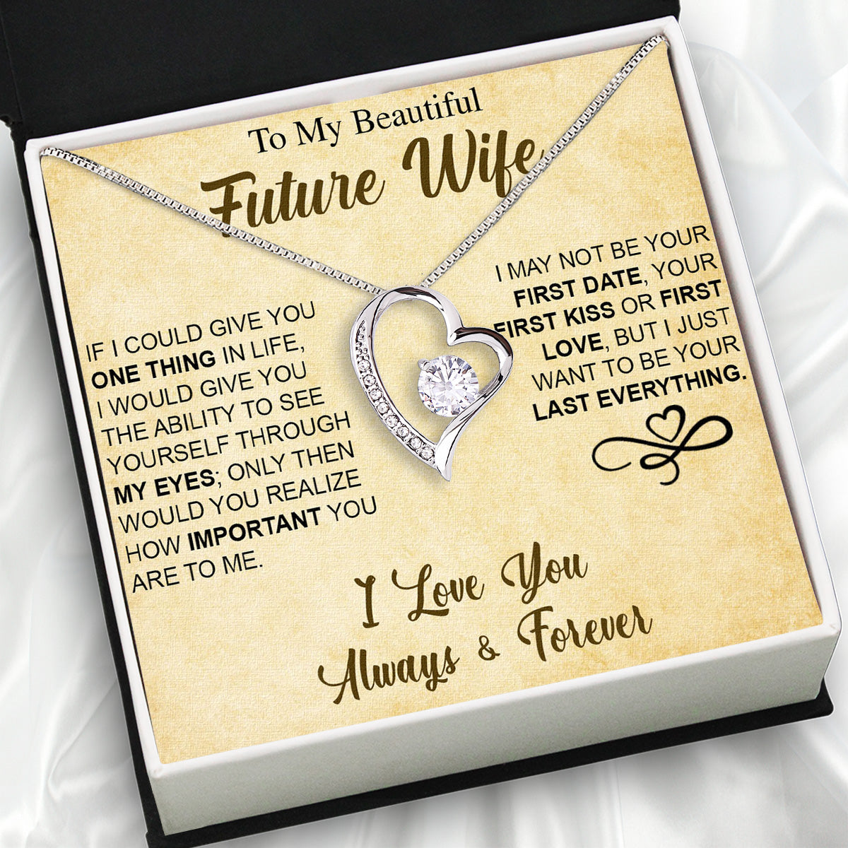 Future Wife Necklace: To My Forever Love, A Timeless Reminder