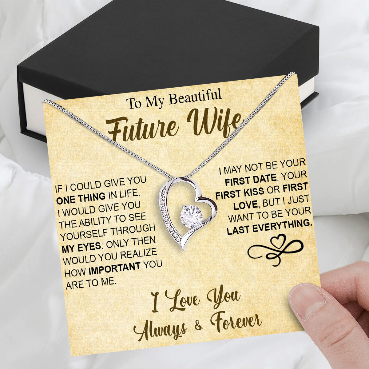 Future Wife Necklace: To My Forever Love, A Timeless Reminder