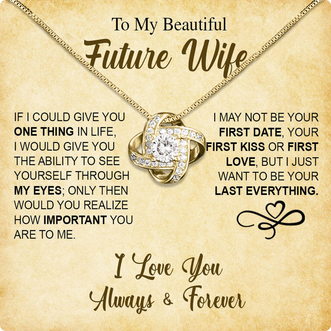 Future Wife Necklace: To My Forever Love, A Timeless Reminder