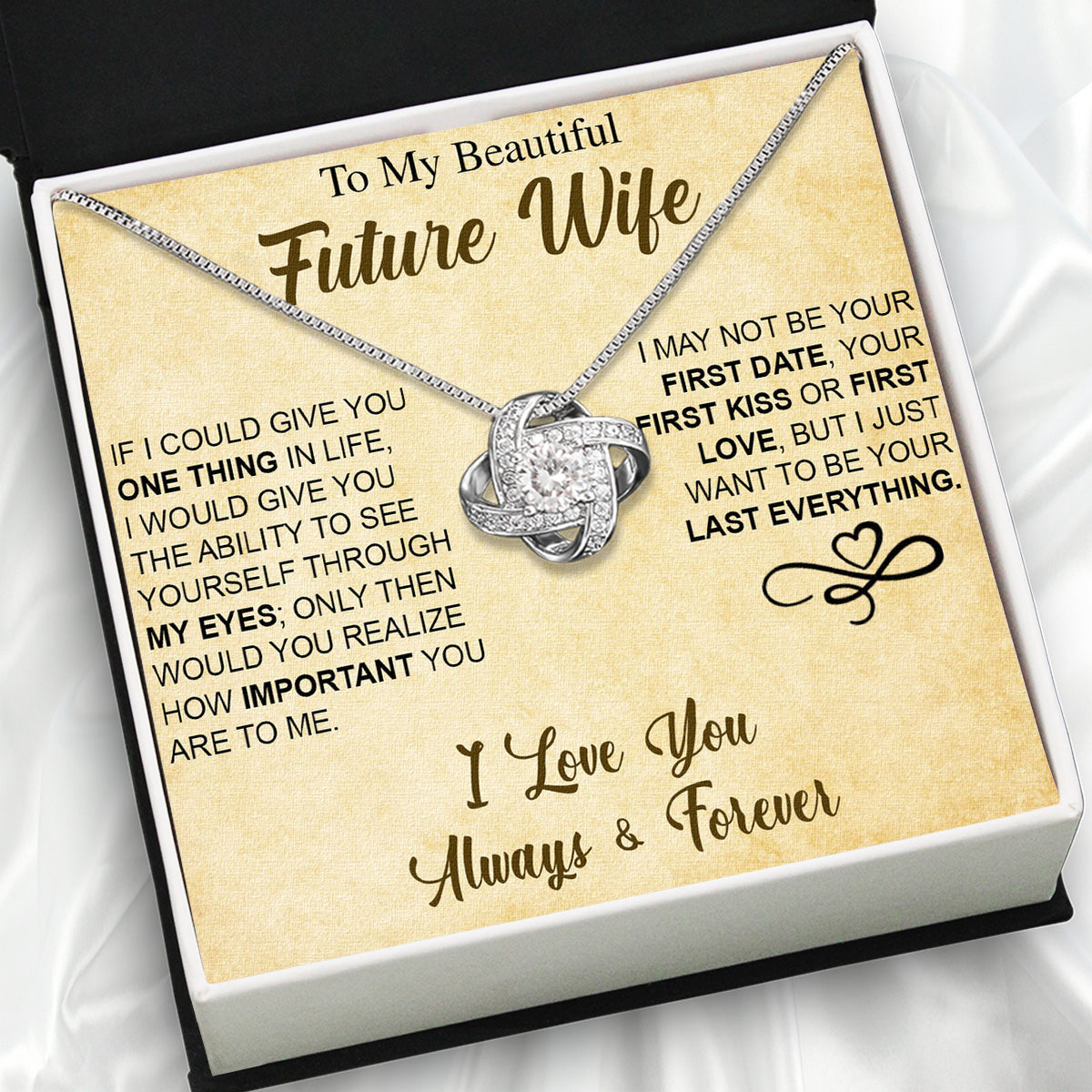 Future Wife Necklace: To My Forever Love, A Timeless Reminder