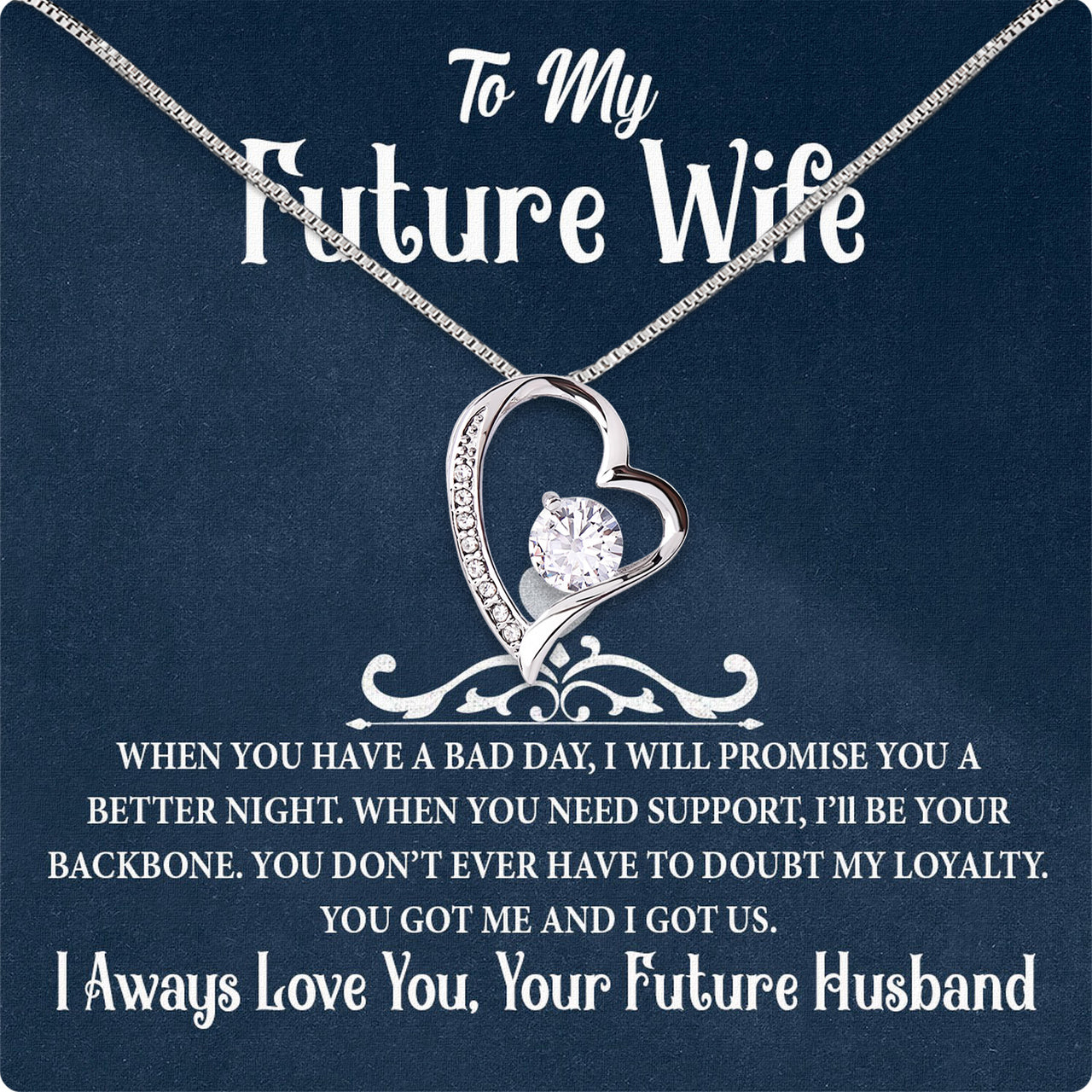 Future Wife Necklace: To My Forever Love, A Timeless Reminder