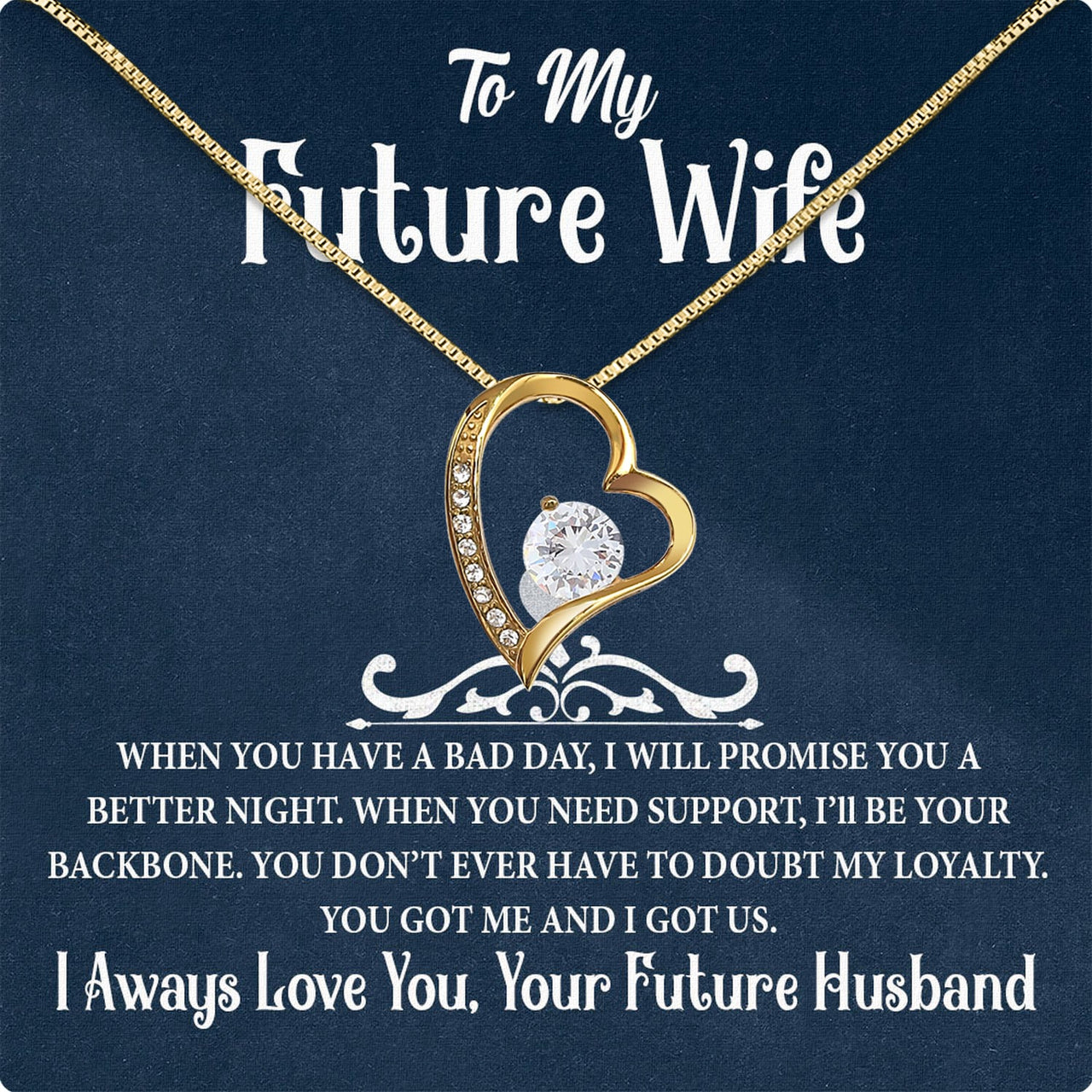 Future Wife Necklace: To My Forever Love, A Timeless Reminder