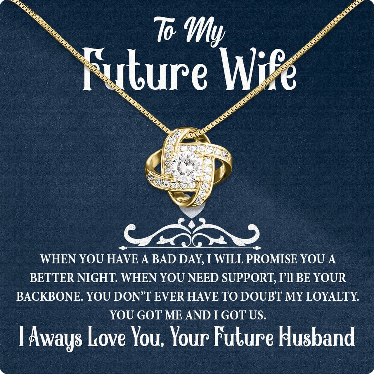 Future Wife Necklace: To My Forever Love, A Timeless Reminder