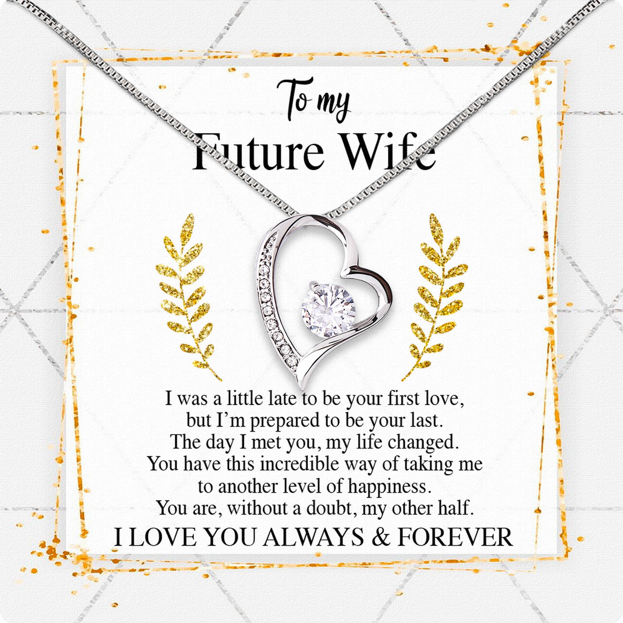 Future Wife Necklace: To My Forever Love, A Timeless Reminder