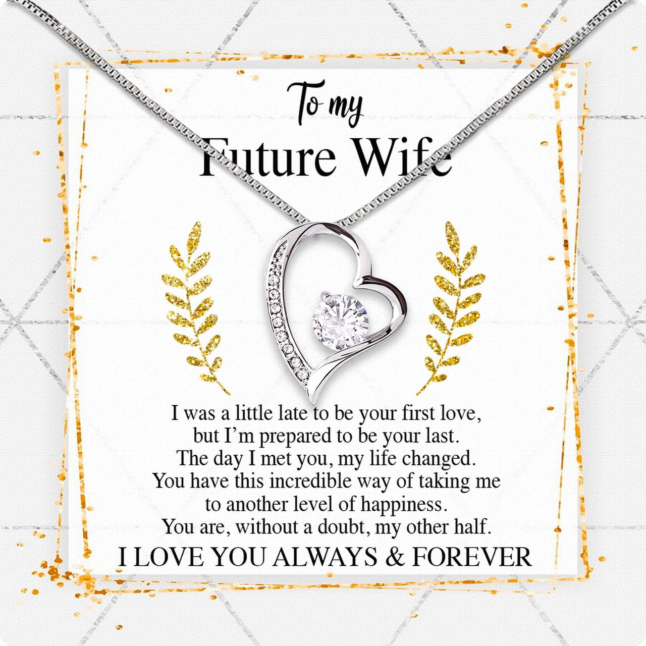 Future Wife Necklace: To My Forever Love, A Timeless Reminder