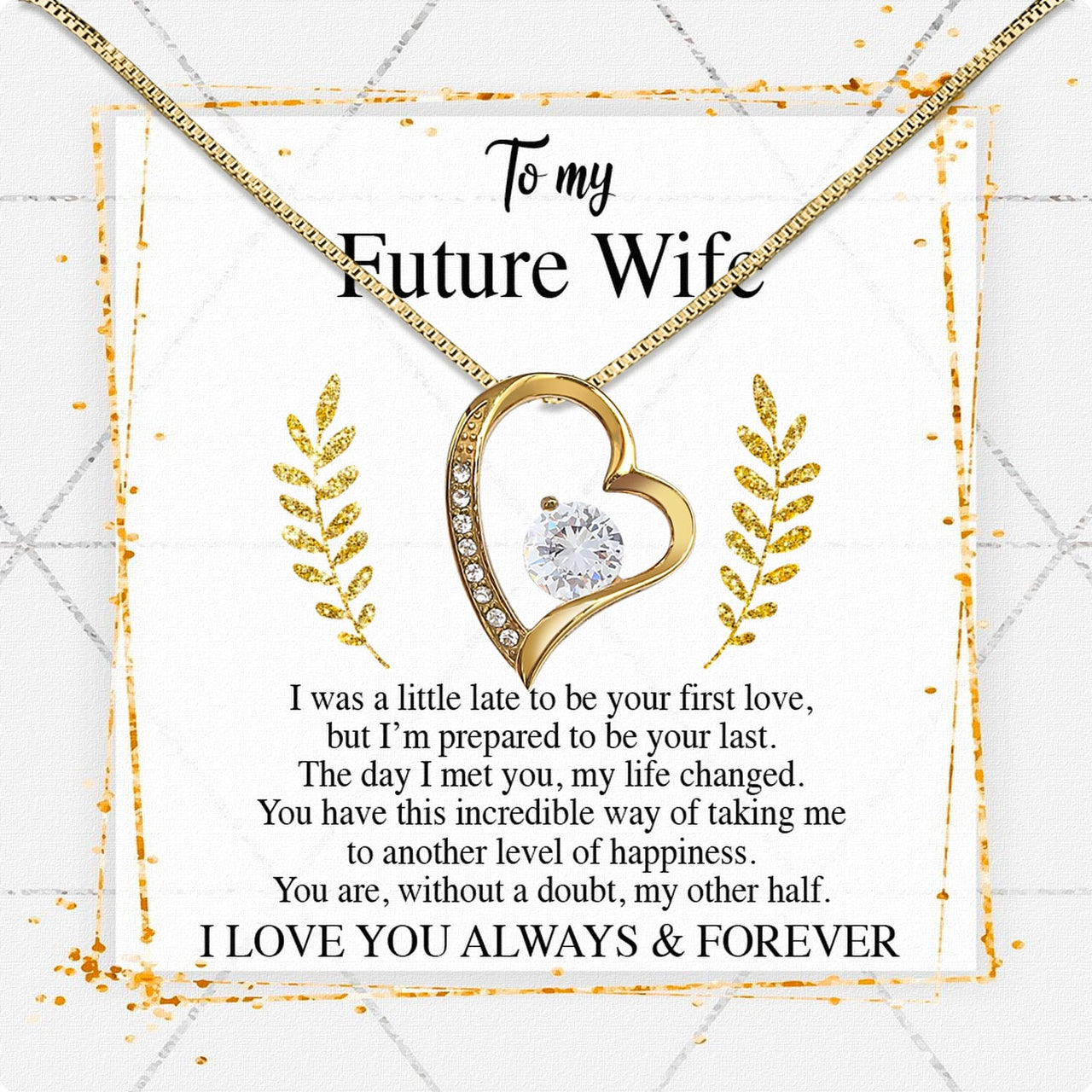 Future Wife Necklace: To My Forever Love, A Timeless Reminder