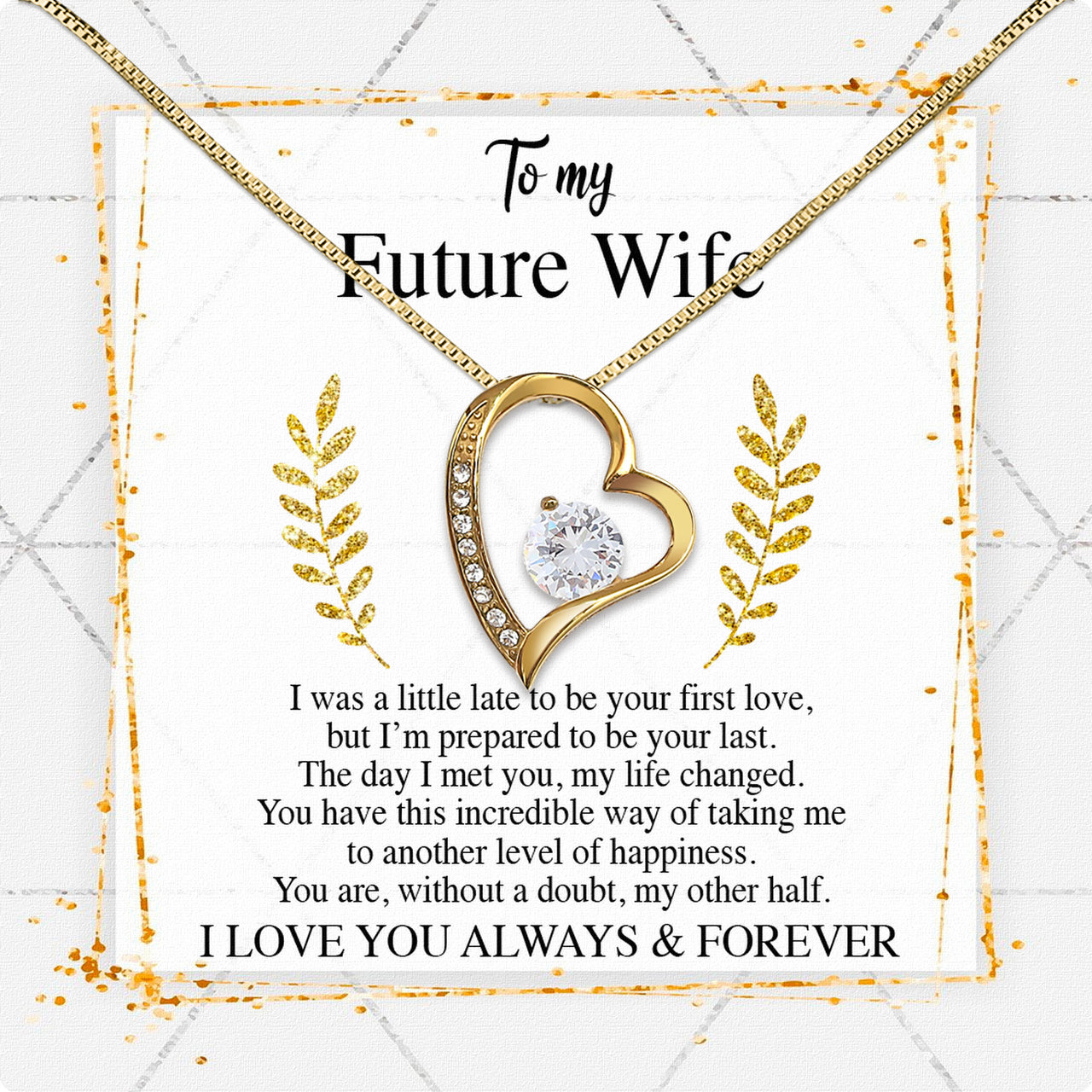 Future Wife Necklace: To My Forever Love, A Timeless Reminder