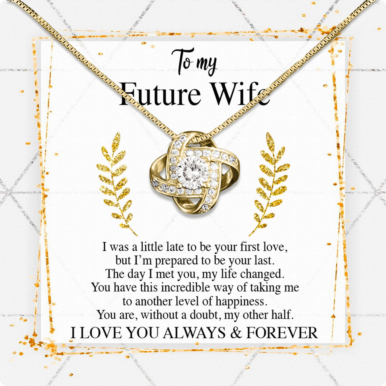 Future Wife Necklace: To My Forever Love, A Timeless Reminder